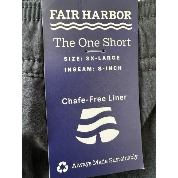 NWT Fair Harbor The One Shorts Mens Size 3X Navy Unlined Casual Trunks - Picture 4 of 5